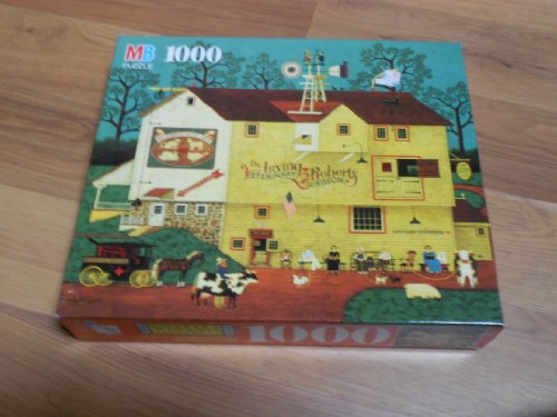 Detail image Charles Wysocki's Americana 1000 Piece Puzzle (Dr. Irving Roberts Veterinary Surgeon)