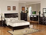 ACME Furniture 14300 Laurice Contemporary Hardwood Queen Bed - Espresso