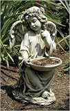 Joseph's Studio Angel Holding Bird Bath/Feeder Garden Statue 14