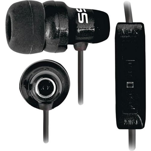 Ebony Noise Isolating Earbuds Custom Fit