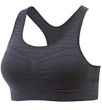 Moving Comfort Womens Serena Bra, Ebony, Medium/Large