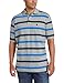 IZOD Men's Short Sleeve Stripe Oxford Pique Polo