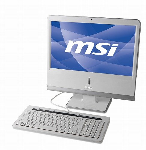 MSI ATOM搭載18.5インチ液晶一体型コンピューターホワイトモデル Wind Top AP1900 AP1900-WH AP1900-WH