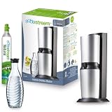 SodaStream 1016511494 Wassersprudler Crystal, titanfarbig (lim. Edition inkl. 25 EUR Cash Back Aktion beim Hersteller)