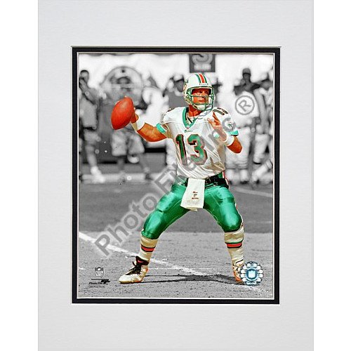 Photo File Dallas Miami Dolphins D Marino 8x10 Matted Photo
