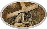 514a%2B%2BhaH L. SL160  Tattoo Johnny Jesus Carrying Cross Tattoo Belt Buckle