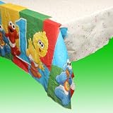 Sesame Street 1st Birthday 54in x 96in Plastic Tablecover