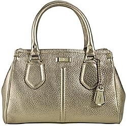 Cole Haan Pebbled Leather Eden Small Village Tote Bag B33841 Gold
