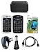 Accessories for Blackberry Storm 9500 . Premium Black Leather Case with Belt Clip + Black Durable Rubber Soft Silicone Skin Cover Case + Clear Durable Rubber Soft Silicone Skin Cover Case + USB Rapid Car Charger + USB Home Travel Charger + Clear Durable Reusable LCD Screen Protector + USB Data Cable for RIM Blackberry 9530 9500 Storm Smartphone