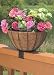 Basic Basket Adjustable Deck Planter (white finish)