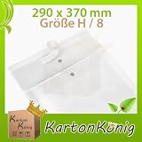 Produkt-Bild: 50 x Luftpolsterversandtaschen Weiss - Gr. H / 8 [ 290 x 370 mm ] Luftpolstertaschen Versandtaschen +KartonK&ouml;nig&reg; Fruchtgummi