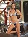 Dreamgirl Stretch Velvet sleepwear halter underwire bra with hand sewn Large Cry
