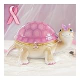 Ardleigh Elliott Pretty In Pink Turtle Music Box: Breast Cancer Awareness Gift