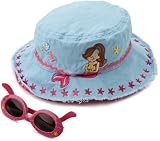 Stephen Joseph Girls 2-6X Bucket Hat with Sunglasses