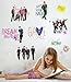 RoomMates RMK2009SCS Big Time Rush Peel and Stick Wall Decals