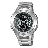 Casio General Men's Watches Digital-Analog Combination with 10 Year Battery Life AQ-160WD-1BVDF - WW