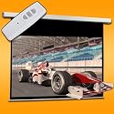 Ultraluxx CineXX Line Motorleinwand 240 x 180 Inklusive Kabel- und Funk FB JETZT NEU