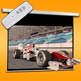 270 x 150 cm (305 cm Diagonale) Profi FUNK Motorleinwand von ULTRALUXX © im 16:9 Format -- Full HD, HDTV, HD ready (Modell 2010) - FUNKBEDIENUNG + WANDSCHALTER