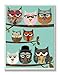 The Kids Room by Stupell Professional Owls On A Branch Rectangle Wall Plaque, 11 x 0.5 x 15, Proudly Made in USA