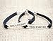 O.RIYA His and Her Bracelets Leather for Couples, Couples Jewelry for Him and Her Bracelet Sets