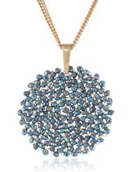Kenneth Cole New York "Woven" Faceted Bead Pendant Necklace, 20"