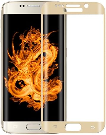 Galaxy S6 Edge Plus Tempered Glass,LEASA Protective Shield Full Coverage Premium Screen Protector for Samsung Galaxy S6 Edge Plus (GOLD)