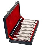 NEW Swan 7 Diatonic Pocket Harp Blues Harmonicas - Boxed Set 7 Keys
