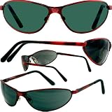 SAFETY GLASSES BARCELONA UV400 SUNGLASSES ANSI Z87.1 EYE PROTECTION SHINY SILVER FRAME