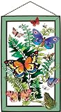 Joan Baker Designs AP362 Botanical Glass Art Panel, 10 by 16-Inch