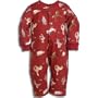 Le Top Giddy Up Pony Print Coverall, Brick Red, 3 Months