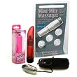 Pipedream Products Waterproof Neon Love Touch Pink Bullet Vibrator Adult Sex Toy Kit