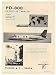 1963 Piaggio PD-808 Executive Twin-Jet Aircraft Print Ad