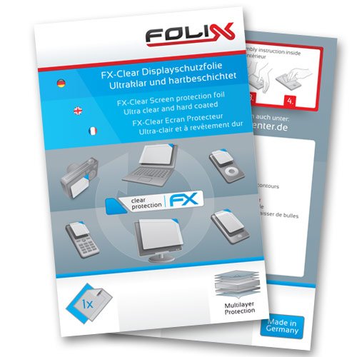 FoliX FX-CLEAR screen protector for Intermec CV30 / CV-30 - Ultra clear screen protection!
