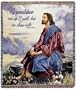 "As Thou Wilt" Matthew 25:39 Jesus Bible Verse Tapestry Throw Blanket 50" x 60"