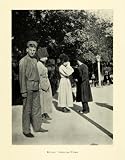 1906 Print Kutaisi Imereti Georgia Cultural Clothing Hat Fashion Middle Eastern - Original Halftone Print