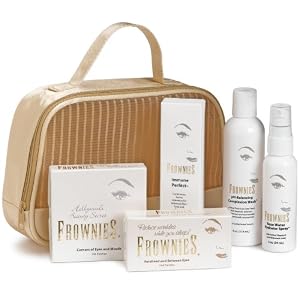 Frownies Face Lift In A Bag, 2-Pound Gold Make Up Bag