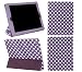 iTALKonline Pad wear Advanced Executive Wallet Case Cover Stand With TRI-FOLD SMART TILT and Magnetic Sleep Wake Sensor Feature For Apple iPad 2, 2nd generation iPad 3 ,3rd Generation 16GB/32GB/64GB-Purple white polka dots