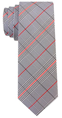 Scott Allan Mens Houndstooth Plaid Necktie