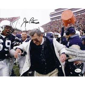 Autographed Joe Paterno Photo - Penn State Nittany Lions 8x10 - Autographed College Photos