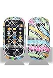Samsung A927 Flight II Full Diamond Graphic Case - Rainbow Zebra