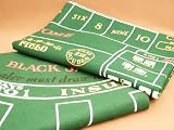 Craps and Blackjack Reversible Felt Layout