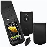 IMOOVE - Etui Housse Flip en Cuir pour HTC TOUCH HD + Clip ceinture amovible