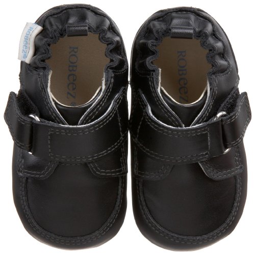 Robeez Infant Toddler Lil' Man Hook-And-Loop Mini Shoez Dress Shoe Robeez Infant Toddler Lil' Man Hook-And-Loop Mini Shoez Dress Shoe