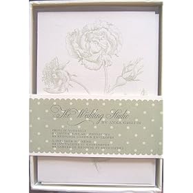 Anna Griffin Wedding Studio Invitation Kit - Green Floral - 50/50/50/50