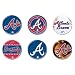 Atlanta Braves Button 6 Pack 1.75"