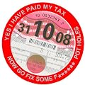 I Have Paid My Tax Now Go Fix Some F****** Potholes Tax Disc Holder