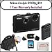 Nikon Coolpix S1100pj Digital Camera (Black) With SSE Accessory Kit Including Extra Battery, 16gb SDHC Card, Carrying Case & More...