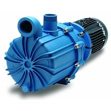 Finish Thompson SP22P-3-21-M239 Centrifugal Magnetic Drive Pump, Polypropylene, 10 HP, 230/460V, 3 Phases, 175.4 Max Feet of Head, 252.7 gpm
