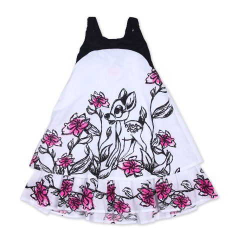 Pampolina Baby - M&auml;dchen Kleid, All over Druck S2121027, Gr. 110, Wei&szlig; (1000) Preisvergleich
