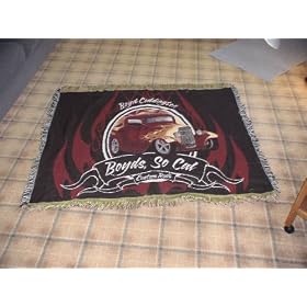 Boyd Coddington, Throw Blanket, Rare!